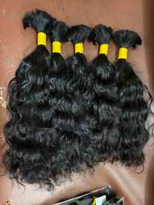 Extensions de cheveux humains naturels droits simples Raw Bulk Bundle pour le tissage de cheveux-Haute qualité Acheter maintenant! - Product Image 5