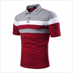 Haute qualité arrivée hommes pour polos grande taille à manches courtes respirant tricoté vêtements avec boutons solide motif conception - Product Image 2