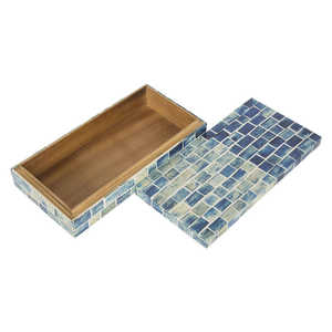 Boîte artisanale indienne de grande taille en os, style Jaipur Rajasthan, pour la maison, les bijoux, la table, les cadeaux - Product Image 2