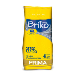 Linea Briko Gesso Rapido per Riparazioni e Stuccatura da 4 kg - Product Image 1