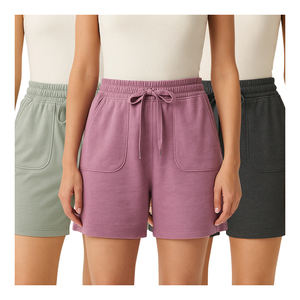 Shorts Casuales para Mujer, para Actividades al Aire Libre, Costuras Reforzadas Duraderas, Rendimiento Prolongado, Secado Rápido, Antiarrugas, 100% - Product Image 4