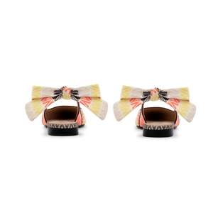 Ballerines Valentino avec nœud en écharpe, blanc/multicolore - Product Image 3