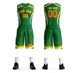 Camiseta de baloncesto juvenil personalizada para hombre, pantalones cortos, conjunto de ropa deportiva reversible de talla XS, nombre personalizado, transpirable, sublimación impresa - Product Image 5