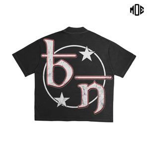 OEM haute qualité unisexe surdimensionné Boxy recadrée Vintage T-shirt lavé pour hommes poids lourd culture O cou coupe ample 100% coton - Product Image 2