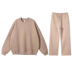 Último invierno pantalones holgados trajes de sudor pantalones de chándal acampanados conjunto chándal ropa fabricantes chándales personalizados - Product Image 4