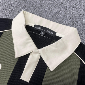 أحدث تصميم شرائط بالجملة ريترو كرة القدم جيرسيه كرة القدم فريق الرجال مخصص فضفاض تسامي ملابس كرة القدم - Product Image 4