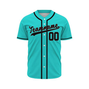Maillots de baseball et de softball pour adultes, personnalisés avec logo et nom, vente en gros, 100% polyester, imprimés, personnalisés, séchage rapide, respirants - Product Image 2