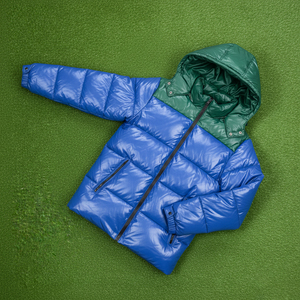 Chaqueta Bomber de Poliéster para Hombre, Talla Grande, Resistente al Viento e Impermeable, con Bloques de Color y Logotipo Bordado Personalizado - Product Image 5