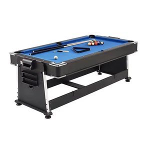 Venta de Fábrica: Mesa Multifuncional 4 en 1 de 7 pies, Mesa de Billar, Mesa de Hockey de Aire, Mesa de Ping Pong con Tablero de Comedor - Product Image 1