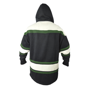 Sweats à capuche de hockey sur glace pour hommes personnalisés de haute qualité Logo brodé à lacets Derniers modèles de vêtements de sport pour hommes Sweats à capuche à bas prix Service OEM - Product Image 5