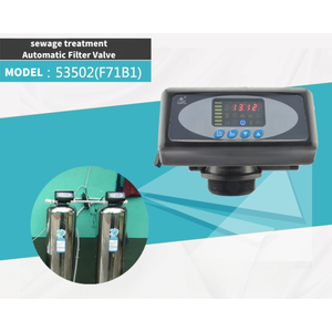 Válvula de Filtro Automática Controlada por PLC Tipo Fluxo de Tempo 2T/H RS485 Montada Lateralmente Cerâmica Face Final RO Troca Iônica - Product Image 6