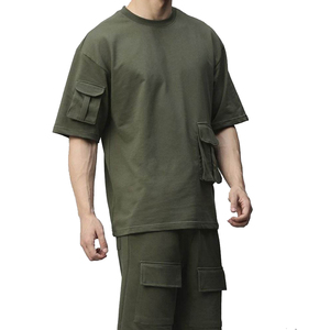 Conjunto de verano con estampado de calle para hombre, y logotipo diseño personalizado, conjunto de pantalones cortos transpirables de secado rápido de algodón 100%, venta al por mayor - Product Image 3