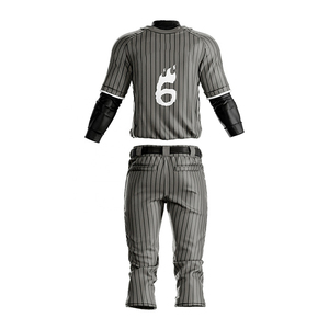 Uniforme de baseball personnalisé unisexe Vêtements de sport cousus avec nom et numéro personnalisés - Product Image 3