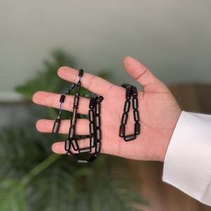 ใหม่เรซิ่น tasbih 33เม็ดสีเทอร์ควอยซ์สวดมนต์หินลูกประคำมุสลิม tasbih Counter เครื่องประดับอินเดีย exporter - Product Image 2