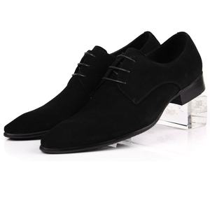 Chaussures en cuir pleine fleur de haute qualité avec talon renforcé et maille respirante, chaussures de bureau pour hommes - Product Image 6
