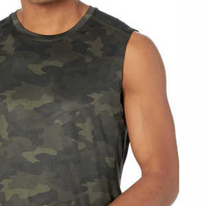 เสื้อกล้ามออกกำลังกายผู้ชายเสื้อออกกำลังกายสไตล์ไม่เหมือนใคร - Product Image 3