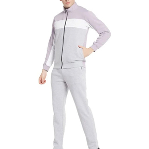 Survêtement de sport zippé pour homme, fabrication professionnelle de qualité supérieure, prix de gros, ensemble en coton, pantalon de jogging pour homme. - Product Image 1