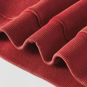 Venta al por mayor Sudadera de cuello redondo vintage ropa de calle lavado jersey de manga larga 100% algodón lavado ácido sudaderas con capucha BAR - Product Image 5