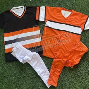 Venta al por mayor mejor calidad de diseño personalizado logotipo personalizado uniforme de béisbol sublimación personalizada diseños de camisetas de béisbol ropa deportiva - Product Image 4
