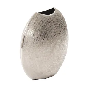 Luxury Matte Black Decorative Metal Flower <b>Vase</b> Living Room Bulk Export Manufacturer metal flower <b>vase</b> Zahid exports - Product Image 4