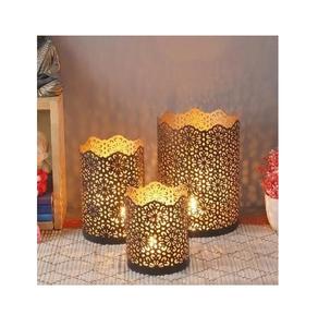 Bougeoir Votif en Métal de Designer de Luxe avec Artisanat Élégant Parfait pour les Maisons Modernes et les Intérieurs Élégants - Product Image 5