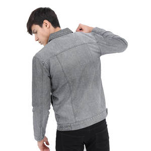 Chaqueta vaquera de algodón pesado estilo Hip Hop para hombre, colección de invierno de Material de marca pura, chaqueta vaquera para hombre - Product Image 3