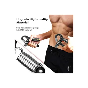 Adjustable Hand Grip Strengthener with Counter 5-60 Kg Wrist <b>Exerciser</b> - Product Image 1