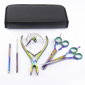 Wholesale High-Quality Hair Scissors - Professional Shears & Stainless Steel <b>Barber</b> Scissors Cutting <b>Set</b> - Product Image 3