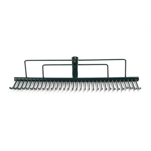Râteau à feuilles en acier à haute teneur en carbone à 32 dents, râteau en acier, outil de jardinage, râteau pour pelouse - Product Image 3