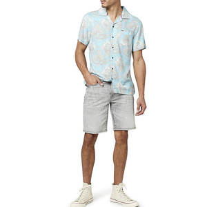 Pantalones cortos vaqueros de algodón 100% para hombre de talla grande superventas, de secado rápido, transpirables, ecológicos, personalizables, diseño de logotipo, patrón sólido - Product Image 2