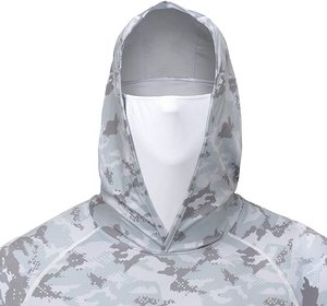 เสื้อฮู้ดดี้ตกปลาแบบสั่งทำคุณภาพสูง ผ้าโพลีเอสเตอร์ AOP สำหรับการแข่งขันและตกปลาบาส - Product Image 4