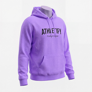 Mens Cotton <b>Blended</b> Basics Hoodie Soft Comfortable & Versatile Ideal for Casual Wear & Layering Breathable & Sustainable Winter - Product Image 1