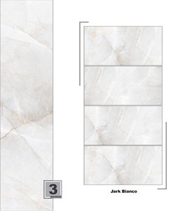 Carreaux de sol en porcelaine émaillée polie et à double chargement 60x60 cm, 80x80 cm, 60x120 cm Revêtement de sol élégant pour la décoration intérieure - Product Image 3