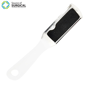 Lima y raspador de callos de doble cara con mango de plástico para pedicura, raspador de talones, herramienta de pedicura B-EBT-217 - Product Image 6