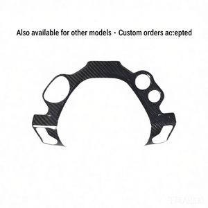 Rivestimento per Pulsanti del Volante in Vera Fibra di Carbonio 3K Twill Lucido per <span class=keywords><strong>Ferrari</strong></span> 458 Italia, <span class=keywords><strong>Accessori</strong></span> Interni <span class=keywords><strong>Auto</strong></span> di Lusso - Product Image 1