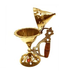 Brûleur de parfum en laiton de haute qualité, imprimé UV, sculpté, multifonctionnel, encensoir pour odeurs religieuses, occasions de mariage, AALIYAN IMPEX - Product Image 4