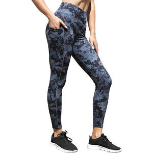 Leggings de yoga pour femmes imprimés sur mesure, imprimés par transfert thermique, antibactériens, taille haute, sans couture, taille et design personnalisés - Product Image 6