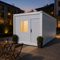 Maisonnette préfabriquée mobile en acier léger de type X, prête à l'emploi, pour magasin ou boutique