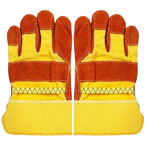 ถุงมือนิรภัยถุงมือทำงานหนังที่มีความต้องการสูงผลิตด้วยมือที่ดีที่สุด - Product Image 1