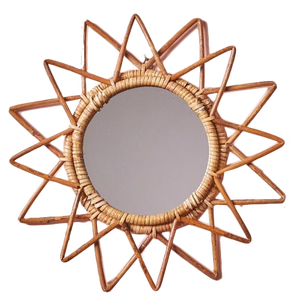 Trend Selling Iron <b>Mirror</b> Art <b>Irregular</b> Circular Living Room Metal Frame Wall <b>Mirror</b> Decor Christmas Vintage Luxury Space Casual - Product Image 1