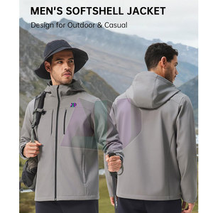 Veste Softshell d'hiver pour homme, haute confortabilité, extensible, écologique, respirante, avec doublure thermique, devant en nylon/polyester - Product Image 6