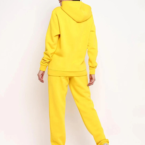 Full Length Casual Wear With Logo Front Breathable Regular Fit Autumn <b>Tracksuit</b> Truvic <b>Pink</b> Hooded <b>Tracksuit</b> <b>Set</b> 100% Cotton - Product Image 6