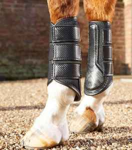 Bottes de brossage pour chevaux, vêtements de protection pour les jambes, amortissantes, ajustement confortable, fourniture OEM ODM, bottes de brossage pour chevaux - Product Image 1