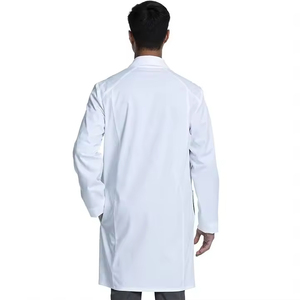Conjunto de traje médico diseñado para profesionales de hospitales con uniforme médico de material suave y elástico para hombres - Product Image 3