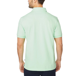 Alta calidad verano liso 100% piqué algodón personalizado hombres camisetas Logo estampado Camiseta Hombre en blanco liso de talla grande camisas para hombre - Product Image 2