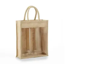 Sac fourre-tout en jute écologique avec poignées en sangle PP Durable et personnalisable pour une utilisation quotidienne à la plage - Product Image 2