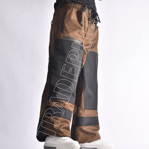 Pantalon de ski d'extérieur unisexe imperméable pour l'hiver Cargo de snowboard surdimensionné, coupe-vent, technique imprimée, jambe large pour hommes - Product Image 3
