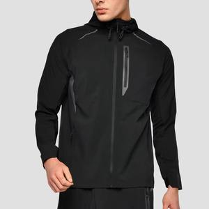 Manteau de sport de plein air décontracté à col montant avec fermeture éclair pour hommes, survêtement, veste de survêtement d'entraînement, nouvelle toile légère - Product Image 1
