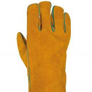 Guantes de soldadura de cuero de vaca de diseño personalizado de alta demanda duraderos con material de alta calidad - Product Image 4