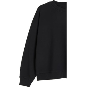 Sweat-shirt à col rond en molleton 100% coton premium pour homme, écologique, respirant, avec logo imprimé en relief sur le devant, 240g - Product Image 6